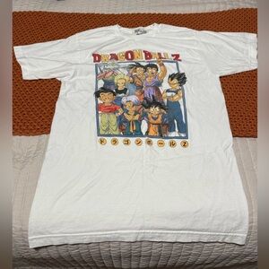 Dragon Ball Z Men's White Graphic Tee